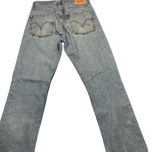 Vintage Levi’s 505 light wash straight leg jeans 30 x 30